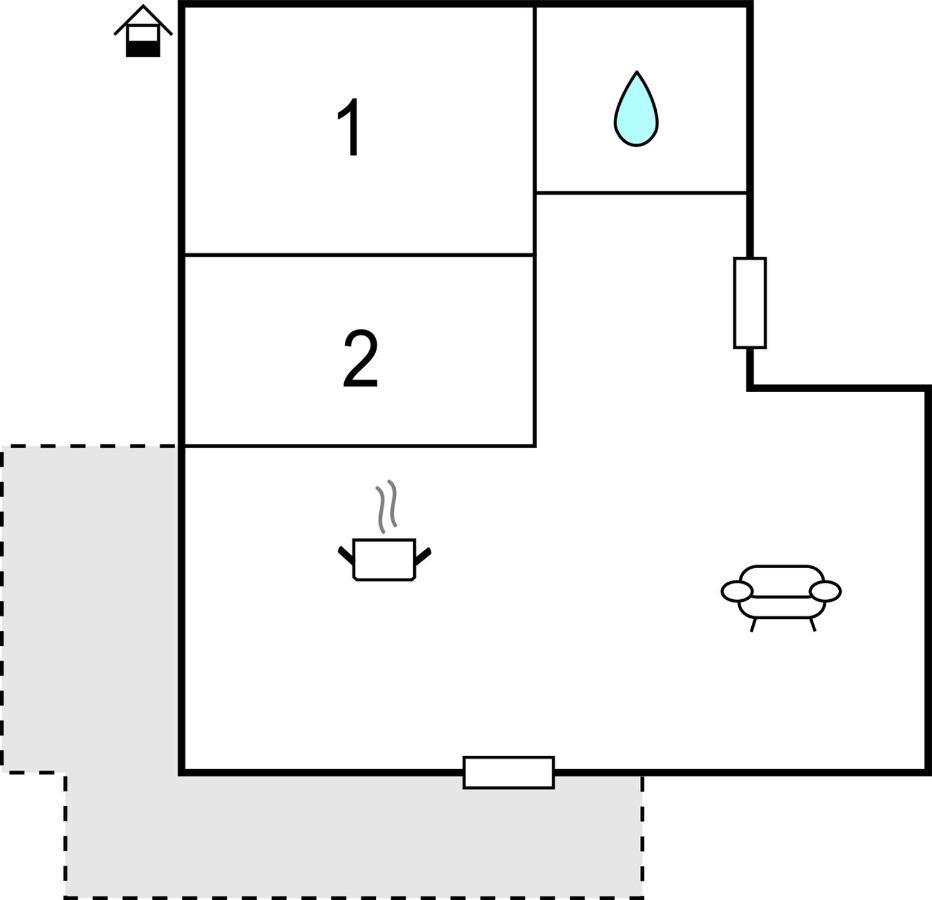 2 Bedroom Cozy Apartment In 雷希林 外观 照片